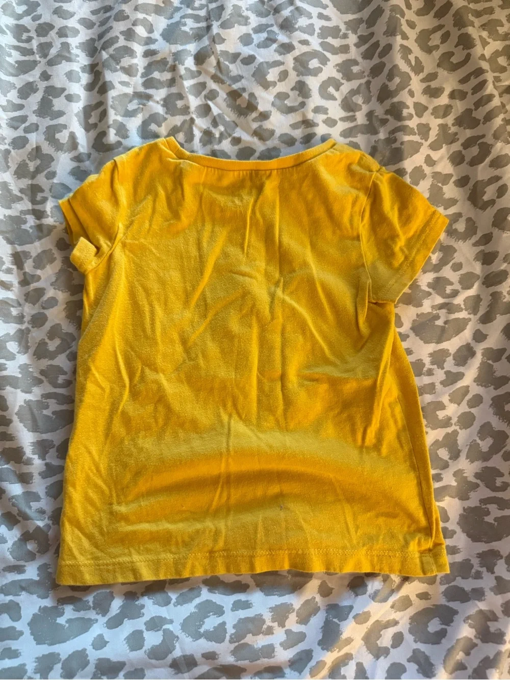 Carter's Bright Yellow Giraffe & Cub Graphic Tee